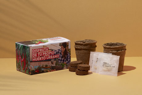 Eco-friendly planting kits for retail stores and large retailers